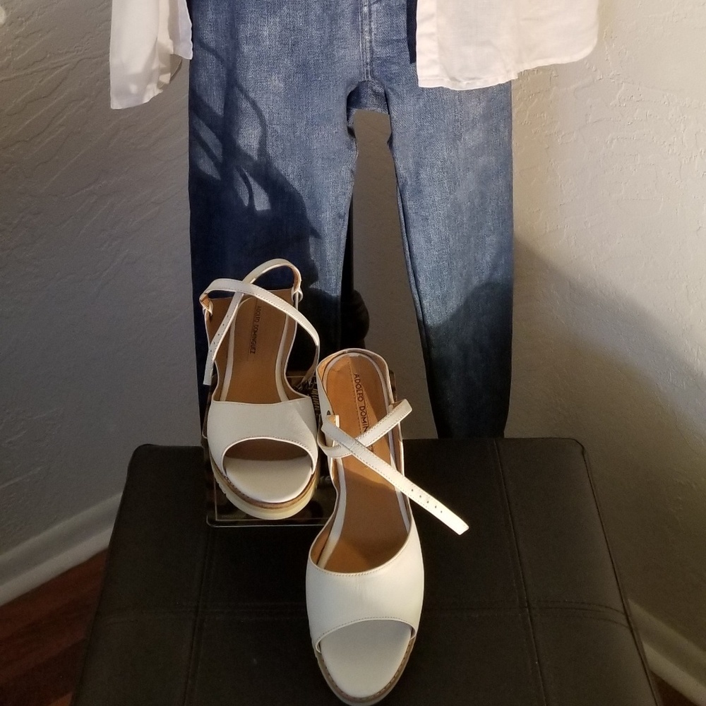Adolfo Dominguez Wedges Shoes Size US 8